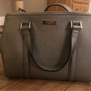 Kate Spade Metallic Gray Satchel